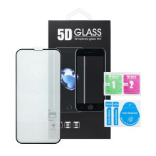 5D grūdintas stiklas iPhone 15 / 16 telefonui, juodas 5D grūdintas stiklas iPhone 15 / 16 telefonui, juodas