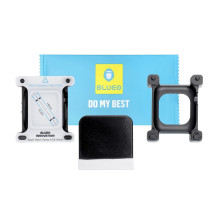 5D „Mr. Monkey Glass“ stiklas – skirtas „Apple Watch SE“ / „SE 2“ / „SE 3“ (40 mm), juodas (antistatinis, atsparus dilim
