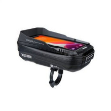 WILDMAN traveling bag for bike handlebars with zipper 0,6L (4 "- 7") XT3 black WILDMAN traveling bag for bike handlebars with zipper 0,6L (4 "- 7") XT3 black