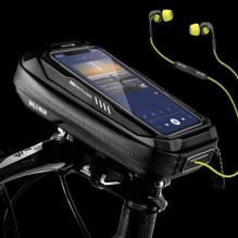 WILDMAN traveling bag for bike handlebars with zipper 0,5L (4 "- 7") X3 black WILDMAN traveling bag for bike handlebars with zipper 0,5L (4 "- 7") X3 black