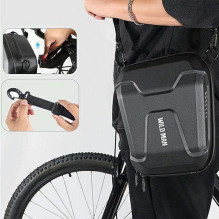 WILDMAN traveling bag for bike handlebars with zipper 3L E8 black