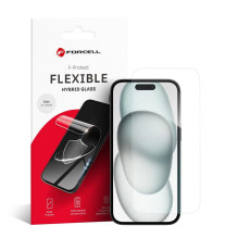 Hybrid glass to iPhone 15 Forcell Flexible Nano Glass