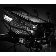WILDMAN traveling bag for bike handlebars with zipper 1L (4 "- 7") E1 black WILDMAN traveling bag for bike handlebars with zipper 1L (4 "- 7") E1 black