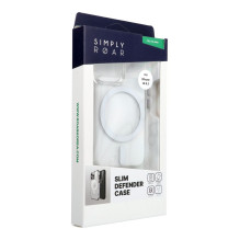 ROAR dėklas SLIM DEFENDER, suderinamas su „MagSafe“, skirtas IPHONE 16, skaidrus
