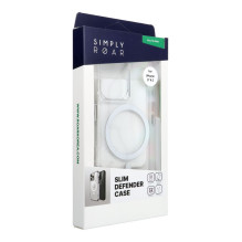 ROAR dėklas SLIM DEFENDER, suderinamas su „MagSafe“, skirtas IPHONE 17, skaidrus