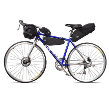SAHOO bike bag on the bicycle frame with zip 0,3L 122035 black SAHOO bike bag on the bicycle frame with zip 0,3L 122035 black