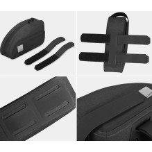 SAHOO bike bag on the bicycle frame with zip 0,3L 122035 black SAHOO bike bag on the bicycle frame with zip 0,3L 122035 black