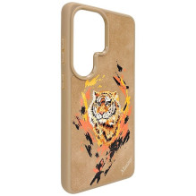 NIMMY case TIGER compatible with MagSafe for SAMSUNG S26 Ultra light brown NIMMY case TIGER compatible with MagSafe for SAMSUNG S26 Ultra light brown