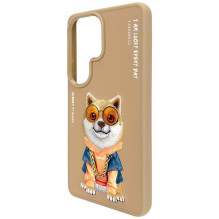 NIMMY case GLASSES COOL DOG for SAMSUNG S26 Ultra beige NIMMY case GLASSES COOL DOG for SAMSUNG S26 Ultra beige