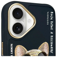 NIMMY case GLASSES COOL DOG for IPHONE 16 black NIMMY case GLASSES COOL DOG for IPHONE 16 black