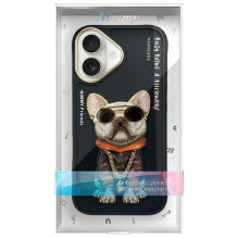 NIMMY case GLASSES COOL DOG for IPHONE 16 black NIMMY case GLASSES COOL DOG for IPHONE 16 black