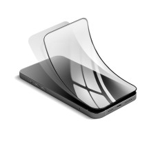 Hybrid glass to iPhone 16 PLUS Forcell Flexible 5D black