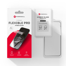 Hybrid glass to iPhone 16 PLUS Forcell Flexible 5D black