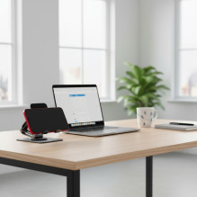 Desk holder for phone / tablet foldable Forcell F-Grip Fold Stand 2 360 gray Desk holder for phone / tablet foldable Forcell F-Grip Fold Stand 2 360 gray