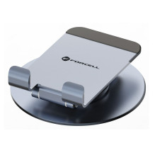 Sulankstomas telefono / planšetinio kompiuterio laikiklis „Forcell F-Grip Fold Stand 3 360“ pilkas