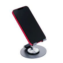 Sulankstomas telefono / planšetinio kompiuterio laikiklis „Forcell F-Grip Fold Stand 3 360“ pilkas