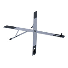 Sulankstomas stalo laikiklis nešiojamam kompiuteriui / planšetiniam kompiuteriui „Forcell F-Grip Fold Stand X Pro“, pilk Sulankstomas stalo laikiklis nešiojamam kompiuteriui / planšetiniam kompiuteriui „Forcell F-Grip Fold Stand X Pro“, pilk