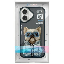 NIMMY case COOL&amp;CUTE 2.0 Dog for IPHONE 16 black