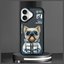 NIMMY case COOL&amp;CUTE 2.0 Dog for IPHONE 16 black