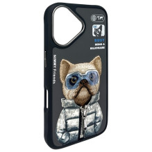 NIMMY case COOL&amp;CUTE 2.0 Dog for IPHONE 16 black
