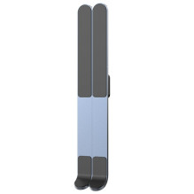 Sulankstomas stalo laikiklis nešiojamam kompiuteriui / planšetiniam kompiuteriui „Forcell F-Grip Fold Stand H Pro“, pilk