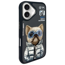 NIMMY case COOL&amp;CUTE 2.0 Dog for IPHONE 16 black