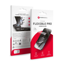Hibridinis „iPhone 16 PRO Forcell Flexible 5D“ stiklas, juodas
