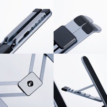 Desk holder for laptop / tablet foldable Forcell F-Grip Fold Stand H Pro gray