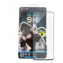 Tempered Glass X-ONE 3D - for Samsung Galaxy NOTE 20 ULTRA (edge glue + hole) black
