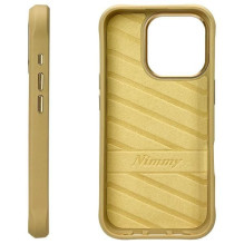 NIMMY dėklas COOLCUTE 2.0 Cat, skirtas IPHONE 16 Pro Max, chaki spalvos
