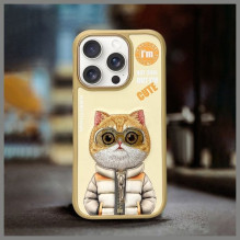 NIMMY case COOL&CUTE 2.0 Cat for IPHONE 16 Pro Max khaki NIMMY case COOL&CUTE 2.0 Cat for IPHONE 16 Pro Max khaki