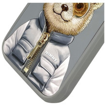 NIMMY case COOL&amp;CUTE 2.0 Bear for IPHONE 16 Pro gray