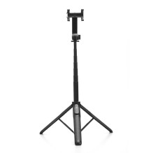 FORCELL F-GRIP S150XL selfie stick with wireless remote control tripod black FORCELL F-GRIP S150XL selfie stick with wireless remote control tripod black