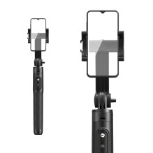 FORCELL F-GRIP S150XL selfie stick with wireless remote control tripod black FORCELL F-GRIP S150XL selfie stick with wireless remote control tripod black