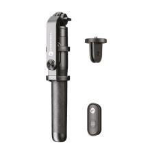 FORCELL F-GRIP S150XL selfie stick with wireless remote control tripod black FORCELL F-GRIP S150XL selfie stick with wireless remote control tripod black