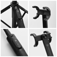 FORCELL F-GRIP S150XL selfie stick with wireless remote control tripod black FORCELL F-GRIP S150XL selfie stick with wireless remote control tripod black