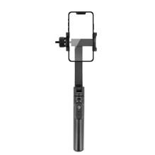 FORCELL F-GRIP S70M asmenukių lazda su belaidžiu nuotolinio valdymo pultu ir trikoju, juoda