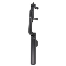 FORCELL F-GRIP S70M asmenukių lazda su belaidžiu nuotolinio valdymo pultu ir trikoju, juoda