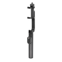 FORCELL F-GRIP S70M asmenukių lazda su belaidžiu nuotolinio valdymo pultu ir trikoju, juoda