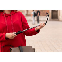 FORCELL F-GRIP S70M asmenukių lazda su belaidžiu nuotolinio valdymo pultu ir trikoju, juoda