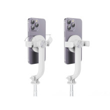 Selfie stick with wireless remote control tripod compatible with MagSafe SSTR-C09 white