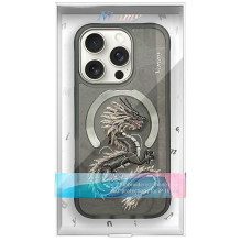 NIMMY case DRAGON compatible with MagSafe for IPHONE 16 Pro Max gray NIMMY case DRAGON compatible with MagSafe for IPHONE 16 Pro Max gray