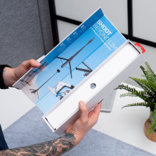 FORCELL F-GRIP F170XL automatinė asmenukių lazda su nuotolinio valdymo pultu, trikojis, juodas