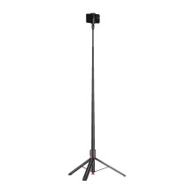 FORCELL F-GRIP F170XL automatic selfie stick with remote controler tripod black