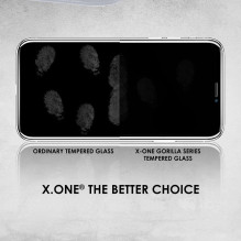 „X-ONE Full Cover“ ypač tvirtas matinis dėklas – skirtas „iPhone 13 Pro Max / 14 Plus“ 9H grūdinto stiklo dėklas „X-ONE Full Cover“ ypač tvirtas matinis dėklas – skirtas „iPhone 13 Pro Max / 14 Plus“ 9H grūdinto stiklo dėklas