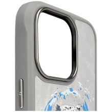 NIMMY case PANTHER compatible with MagSafe for IPHONE 16 Pro Max light gray