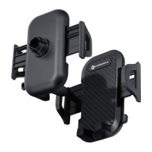 Car phone holder Forcell F-Grip Carbon Bracket mounting arm windshield / dashboard black Car phone holder Forcell F-Grip Carbon Bracket mounting arm windshield / dashboard black