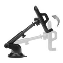 Automobilinis telefono laikiklis „Forcell F-Grip Carbon Bracket“ tvirtinimo laikiklis prie priekinio stiklo / prietaisų Automobilinis telefono laikiklis „Forcell F-Grip Carbon Bracket“ tvirtinimo laikiklis prie priekinio stiklo / prietaisų