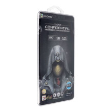 „X-ONE Full Cover“ ypač stiprus privatumo užtikrinimas – skirtas „iPhone 15 Pro“ (pilnai klijuojamas) su grūdintu 9H sti