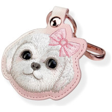 NIMMY case for tracker / keychain BIG EYED PET 2.0 Dog pink